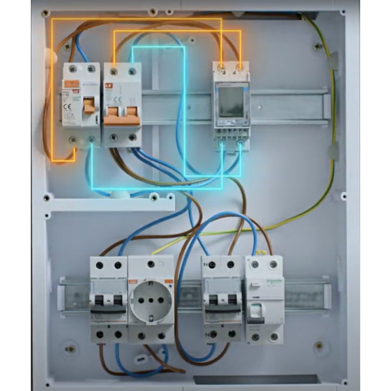 Compteur d'énergie monophasé (Power Boost délestage monophasé 100A)