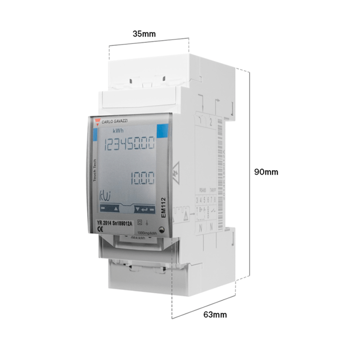 Compteur d'énergie monophasé (Power Boost délestage monophasé 100A)